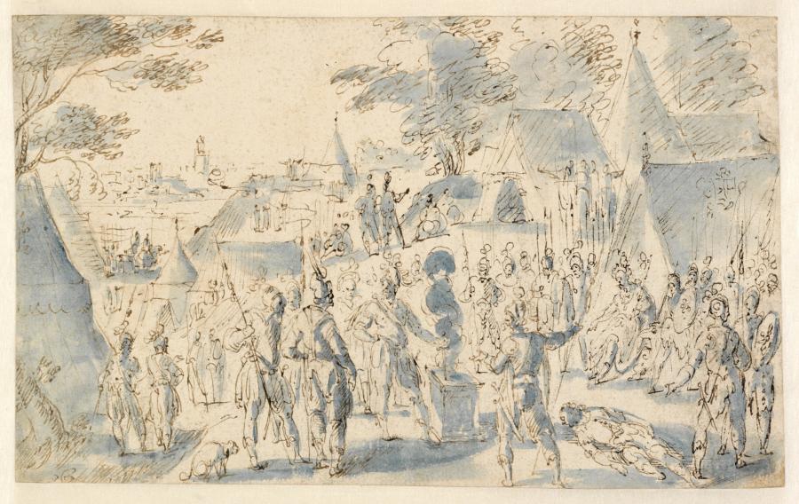 Mucius Scaevola Before Porsenna