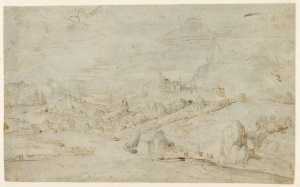 rocky-landscape-with-a-town-on-a-river