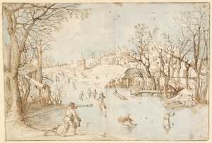 winter-landscape-with-skaters-on-a-frozen-canal