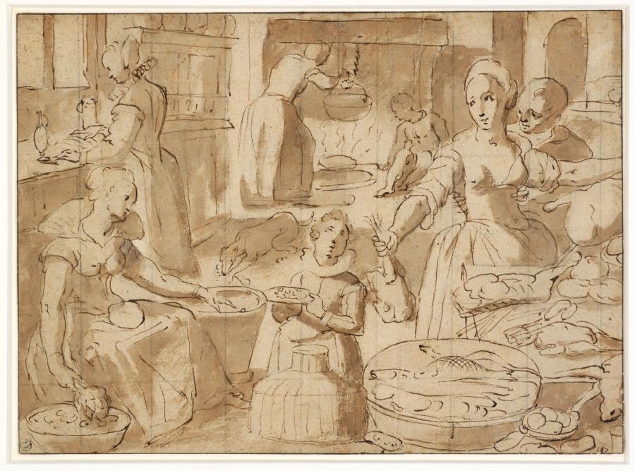 Kitchen Scene