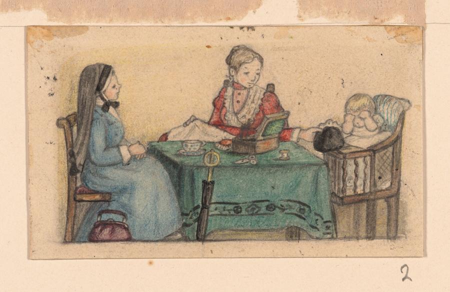 Drawing for the Collection of Nursery Rhymes 'Handje-plak', S.L. van Looy, Amsterdam s.a. [1900]