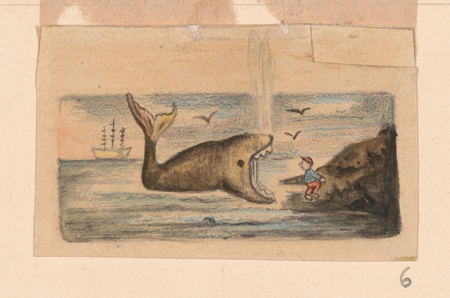 Drawing for the Collection of Nursery Rhymes 'Handje-plak', S.L. van Looy, Amsterdam s.a. [1900]