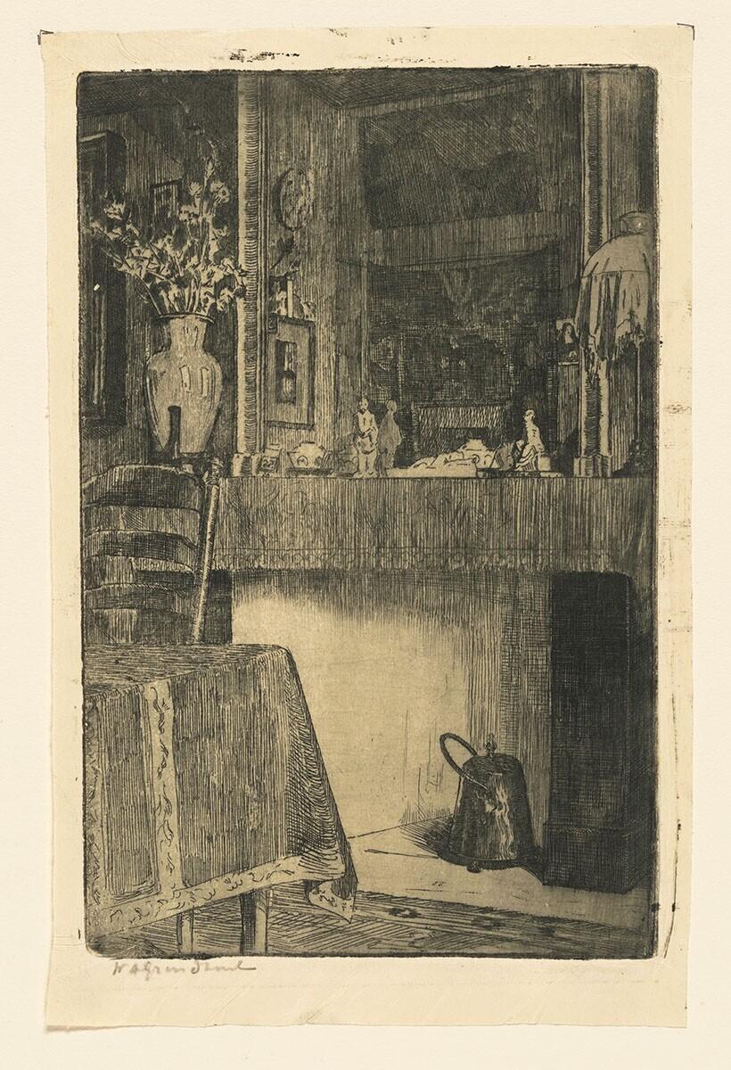 Interior. Corner of the Studio