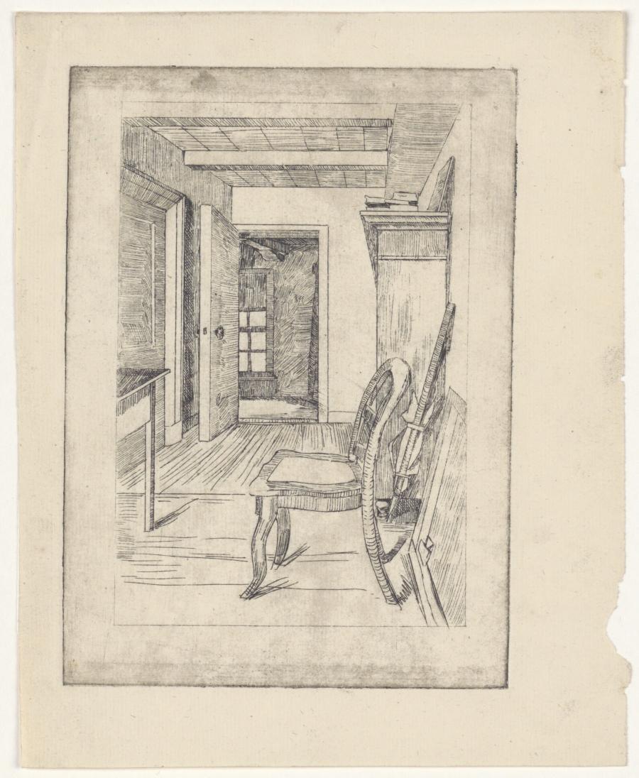 Interior with chair