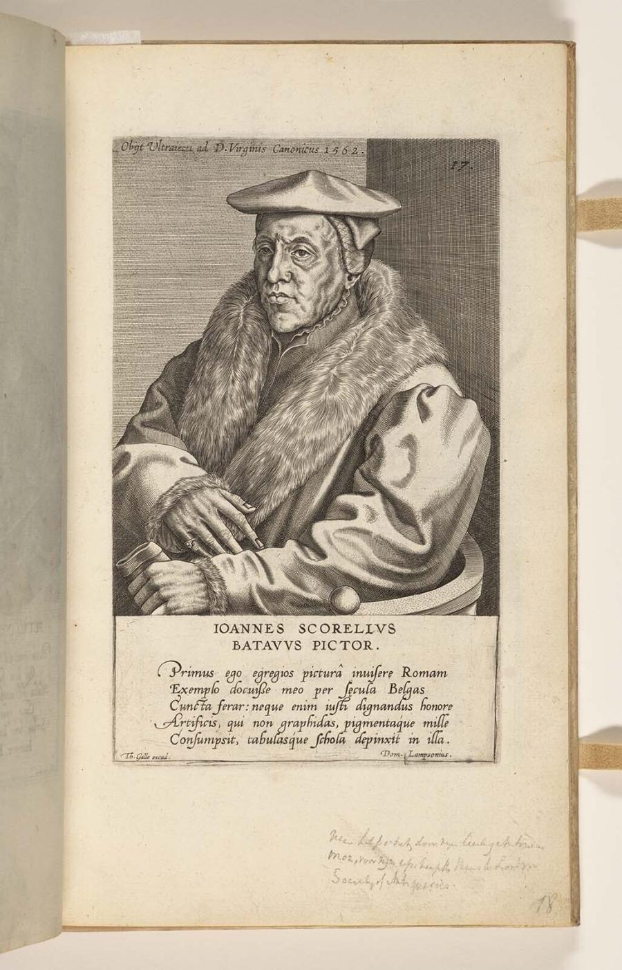 Joannes Scorellus Batavus Pictor (Jan van Scorel)