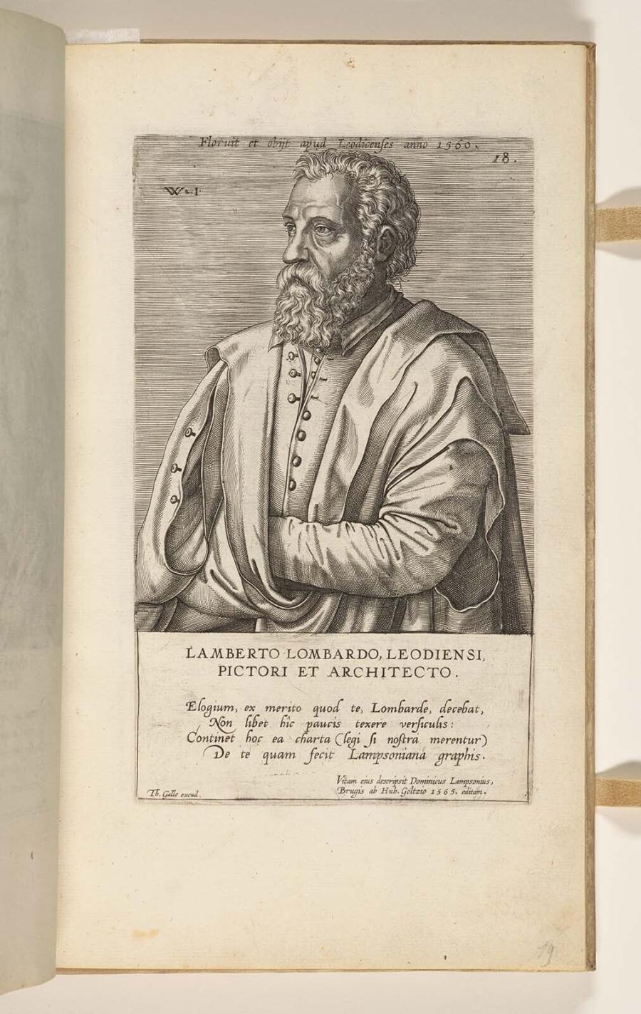 Lamberto Lombardo Leodiensi, Pictori et Architecto (Lambert Lombard)