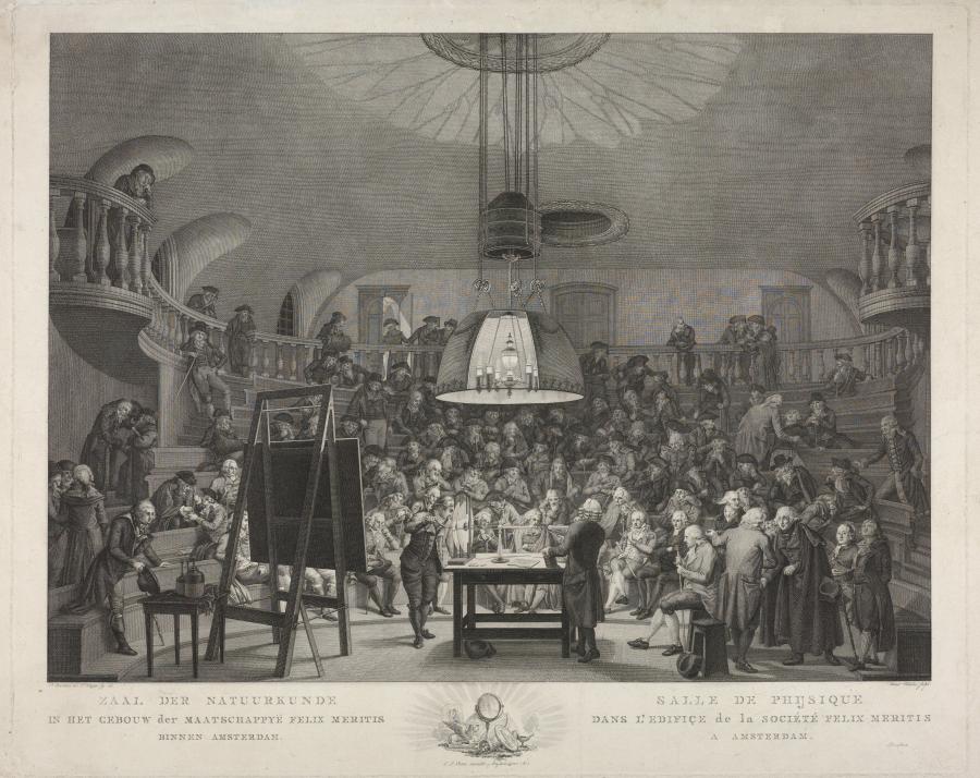 Zaal der Natuurkunde in Felix Meritis te Amsterdam