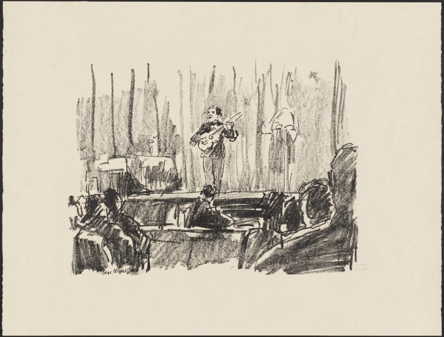 Concert with Guitar Player