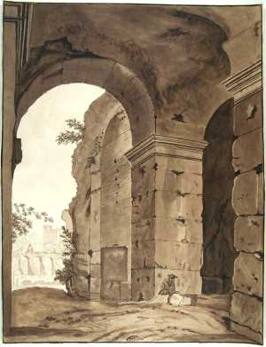 zittende-figuur-in-ruine