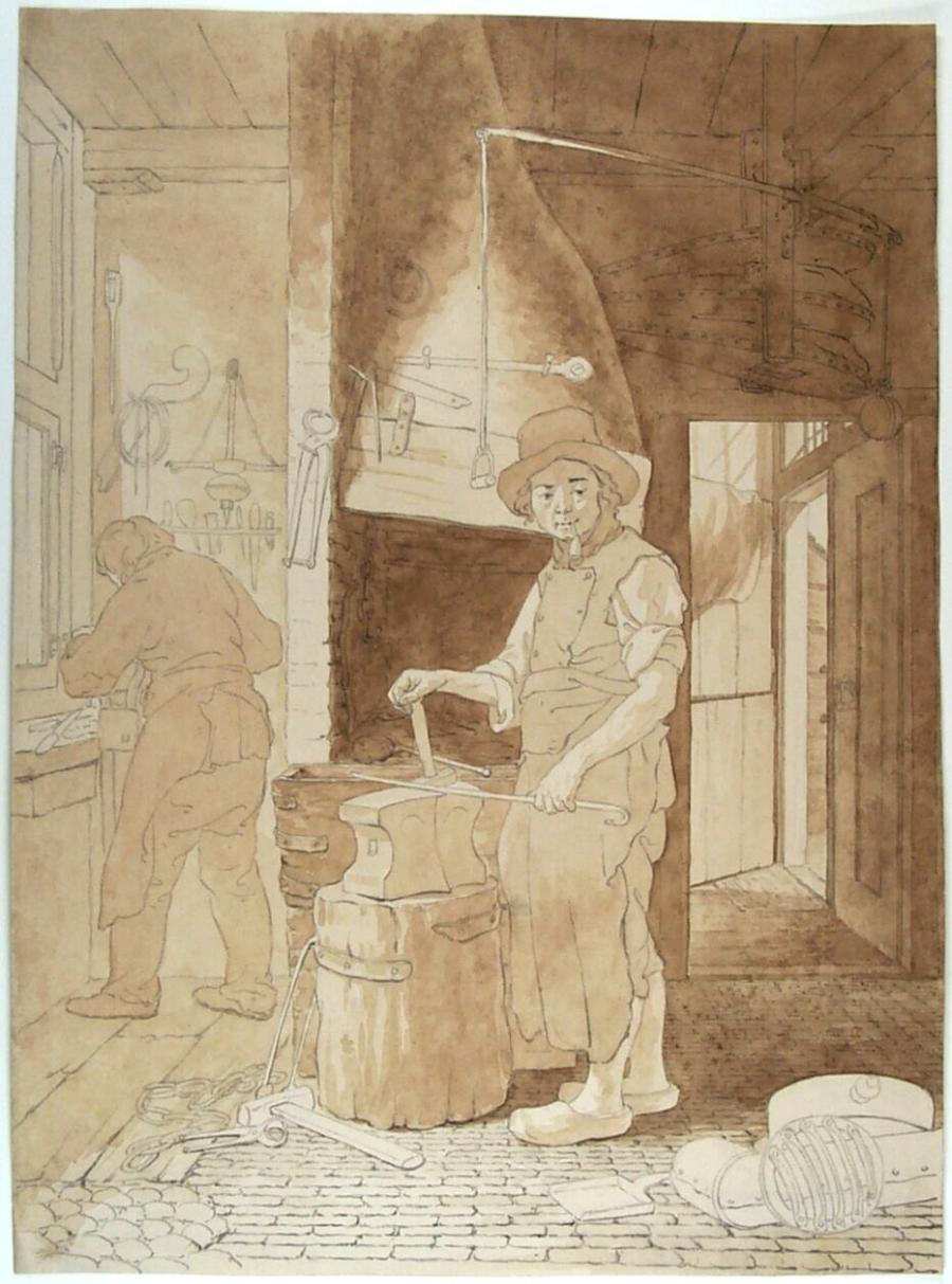 Atelier van een smid