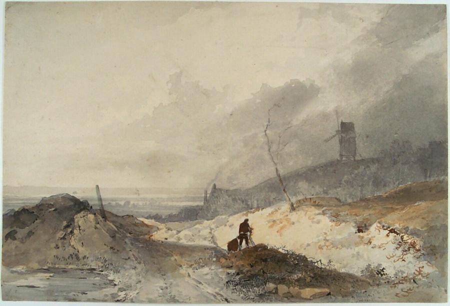 Landscape with Figures and a Windmill