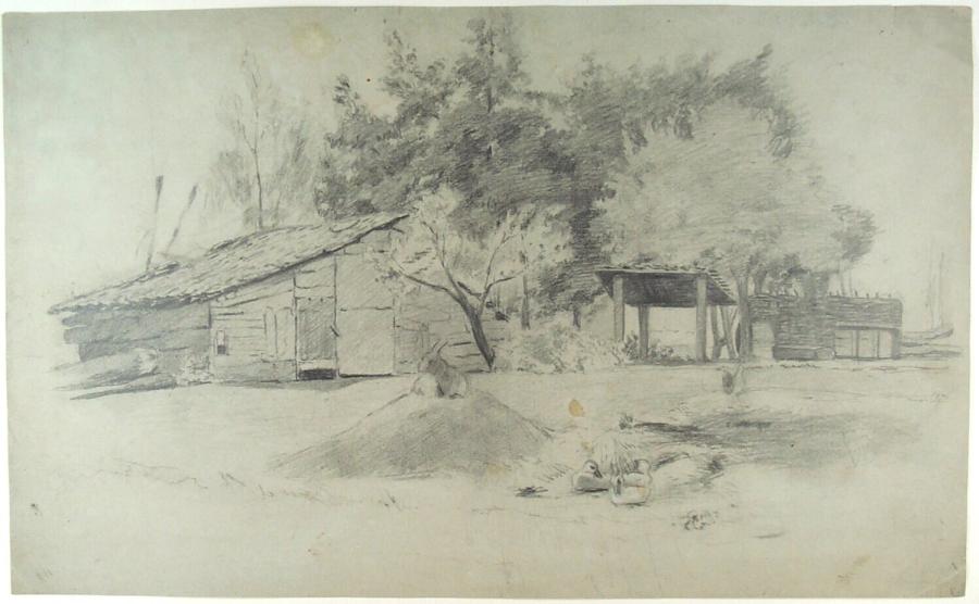 Erf met boerderij