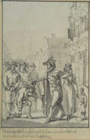 fearlessness-of-van-der-werff-burgomaster-of-leiden-design-for-a-book-illustration-for-jacobus-kok-s-vaderlandsch-woordenboek