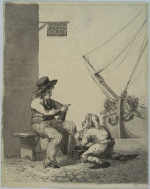 schoenpoetser-met-klant