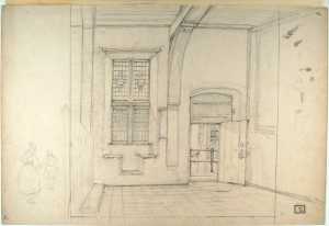 interieur-met-doorkijk-naar-een-straat-en-twee-figuurstudies