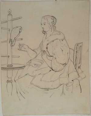 woman-with-a-parrot-costume-study-after-frans-van-mieris-s-painting-of-1664