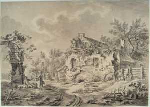 landscape-with-a-ruined-farmhouse-on-the-right-and-a-man-and-a-woman-on-the-left