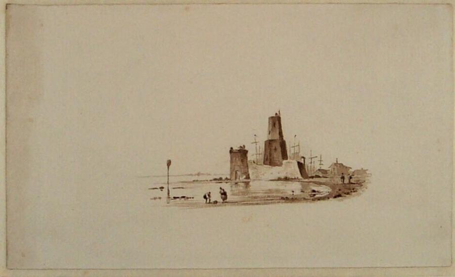 Landscape With Lighthouse by the Beach