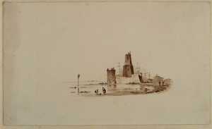 landschap-met-vuurtoren-bij-het-strand