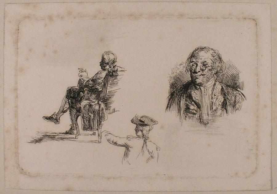Three Portraits of Men