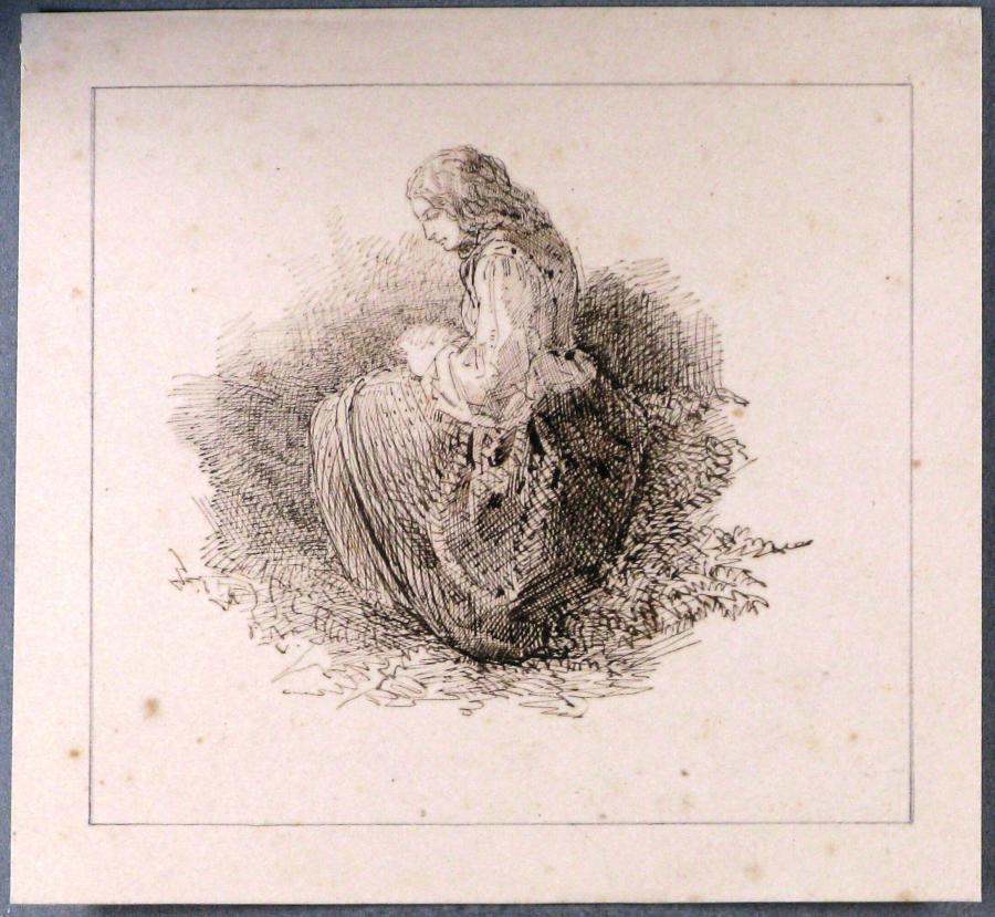 Woman seated