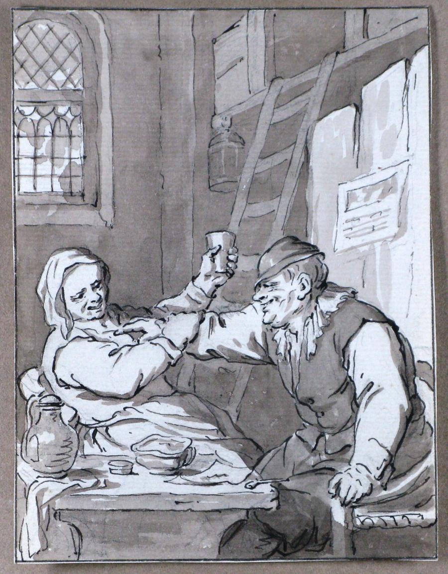 Peasant Couple in a Pub