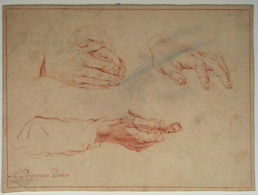 Three Studies of Hands