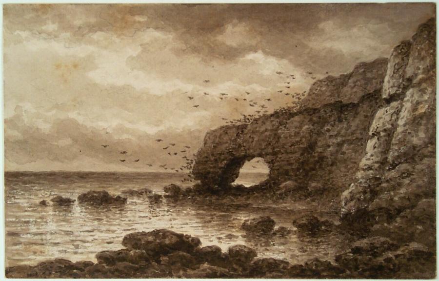Coast With Cliffs And A Rock Arch