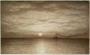 steamship-on-the-calm-zuiderzee