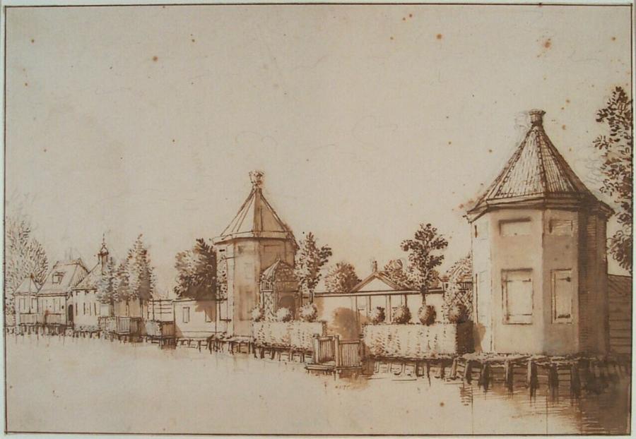 Garden Houses along the Spaarne, Haarlem (Province of Noord-Holland)