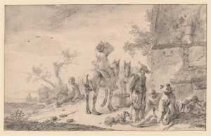 resting-farmers-in-front-of-a-house