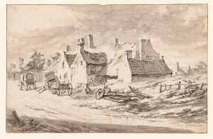 several-farmhouses-along-a-road