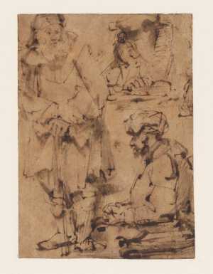 standing-man-with-a-stick-and-other-studies