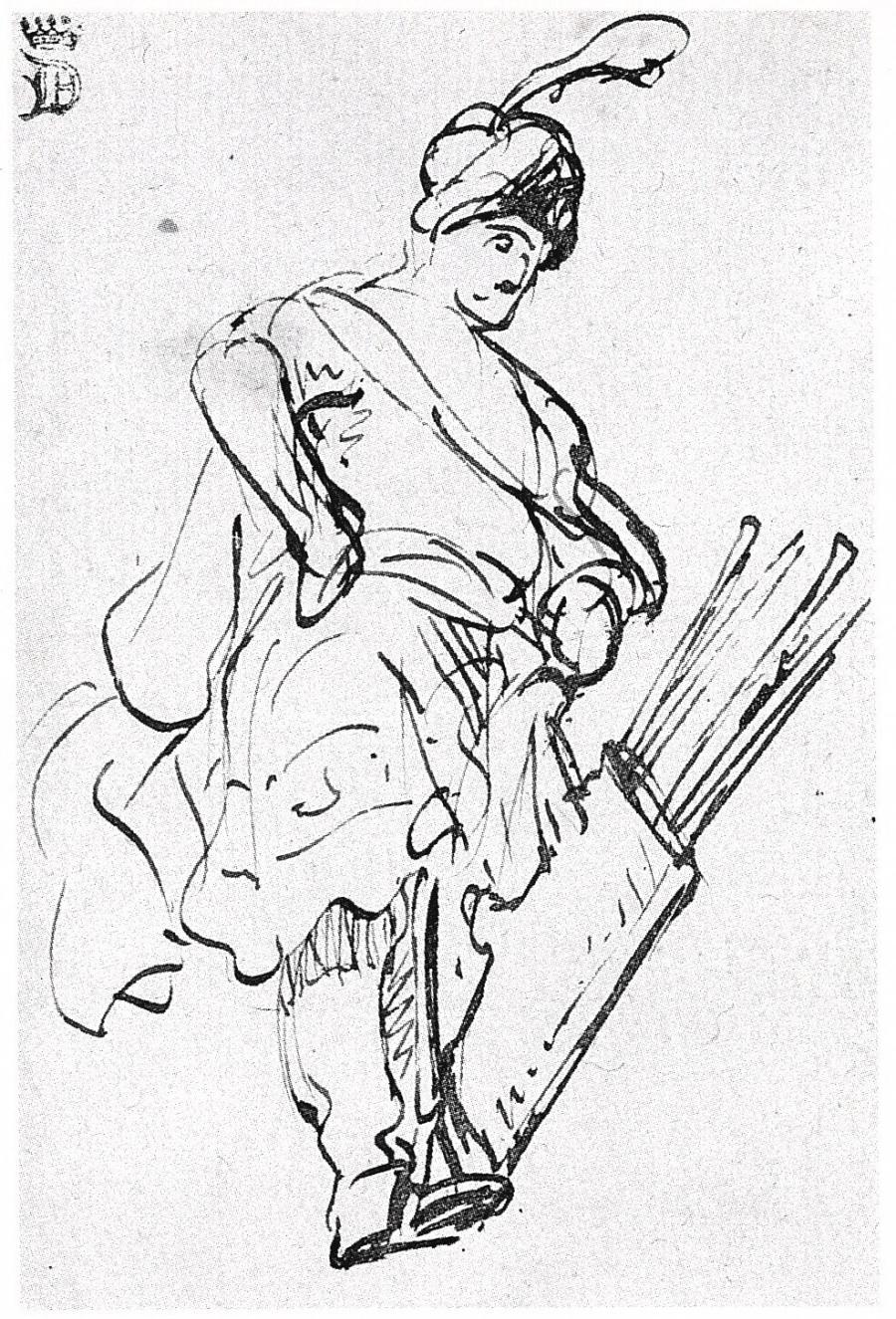 Oriental Horseman with a Quiver
