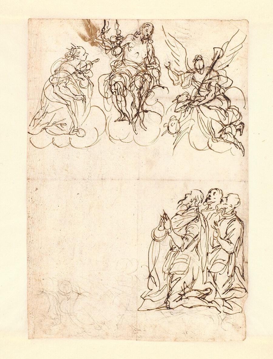 Compositiestudie voor 'De triomf van Sebastiano Venier'