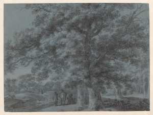 hunters-stop-in-a-forest