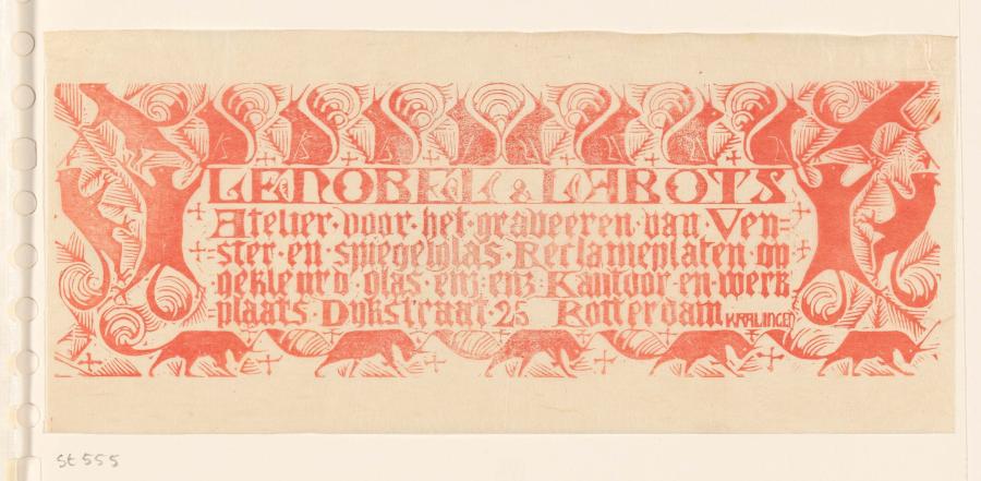 Letterhead for Le Nobel & Labots