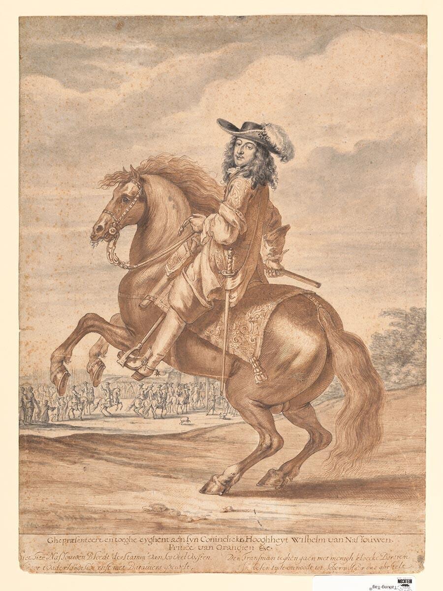 Equistrian Portrait of Prince Wiliam I, Turned to the Left