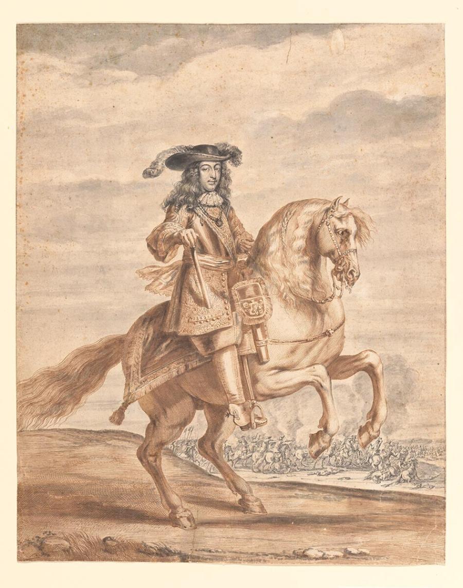 Equestrian Portrait of Prince Wiliam II, Turned to the Right