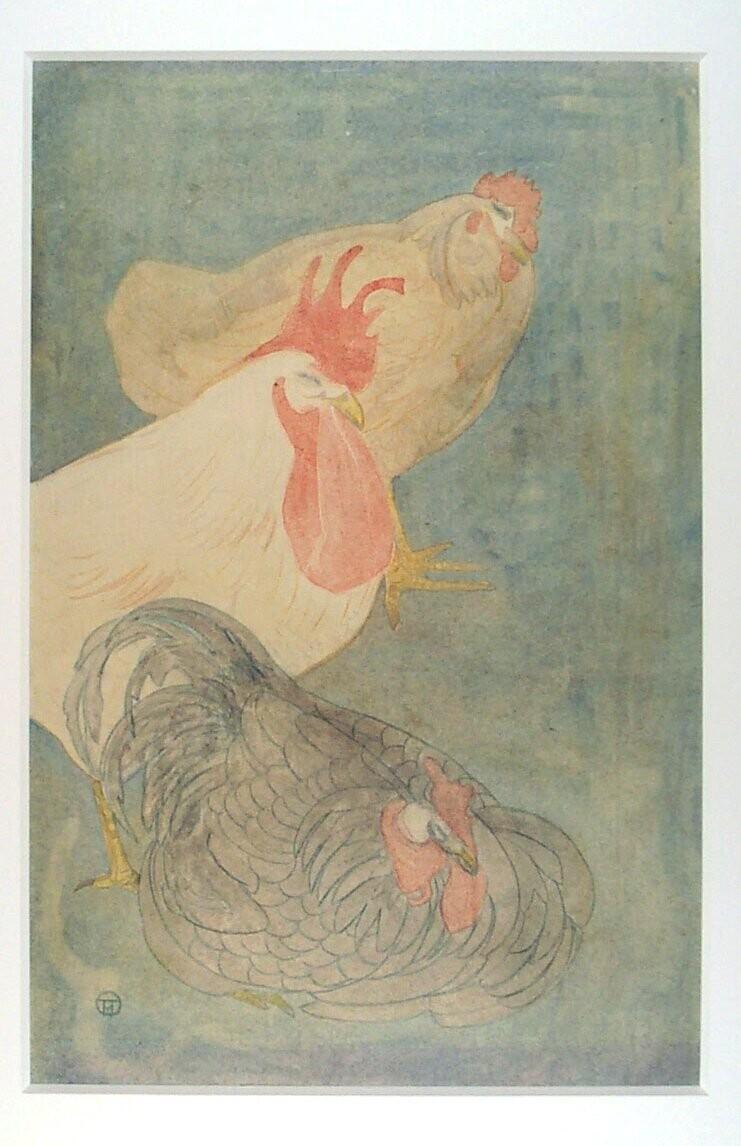 Red Junglefowl (a Cock and two Hens)