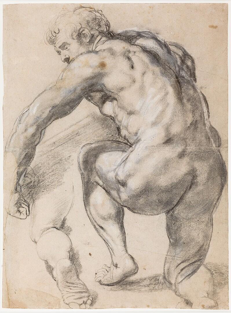 Kneeling Male Nude