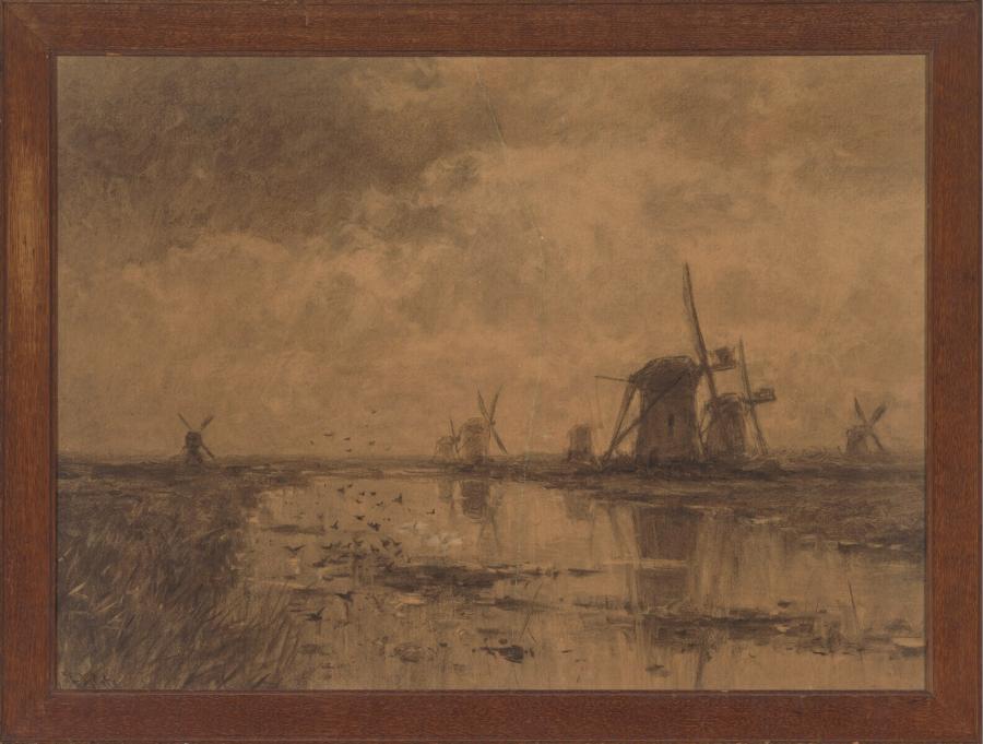 The Mills near the Kinderdijk