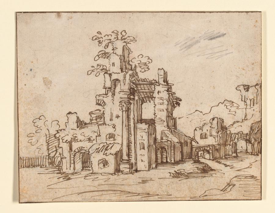 Ruïne van een Italiaans kasteel