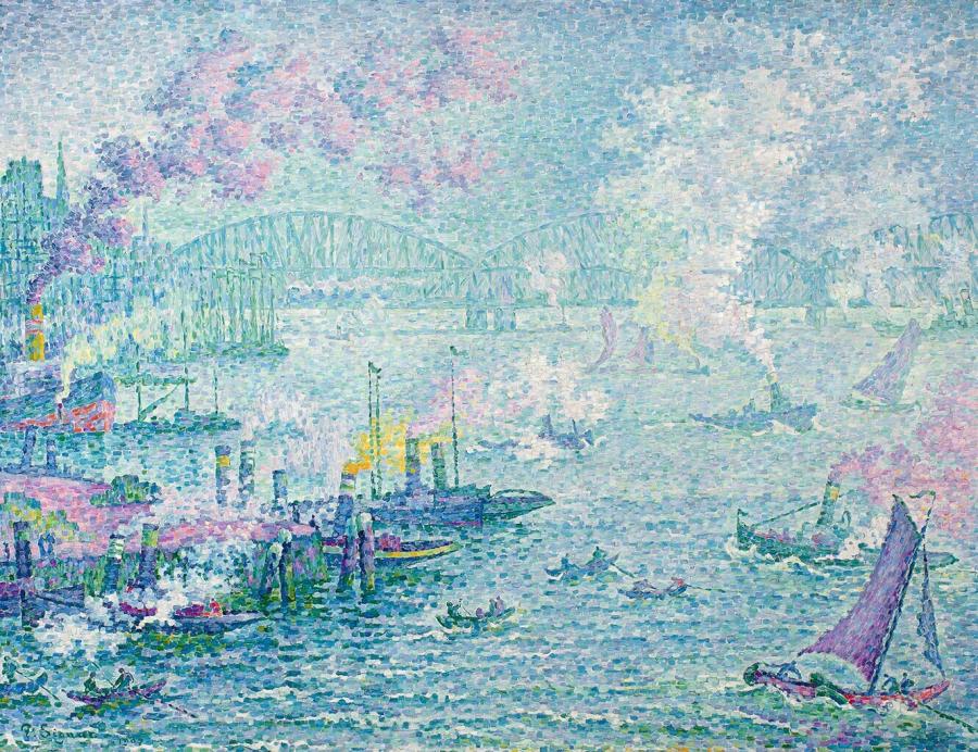 Le port de Rotterdam (De haven van Rotterdam)