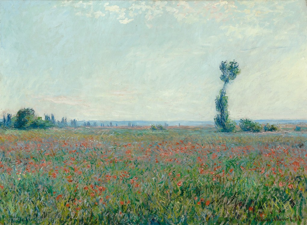 Claude Monet, Champ de coquelicots, 1881, oil on canvas, acquired with the collection of: D.G. van Beuningen 1958