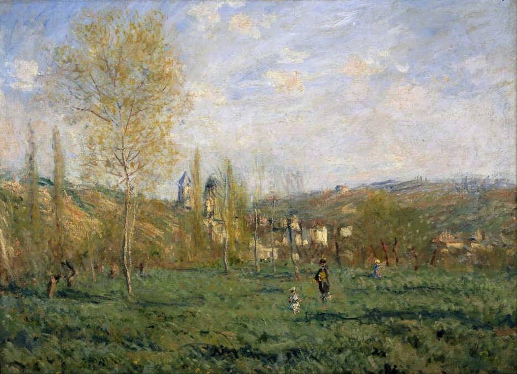 Claude Monet, Printemps à Vétheuil, 1880, oil on canvas, loan: Stichting Museum Boijmans Van Beuningen 1951