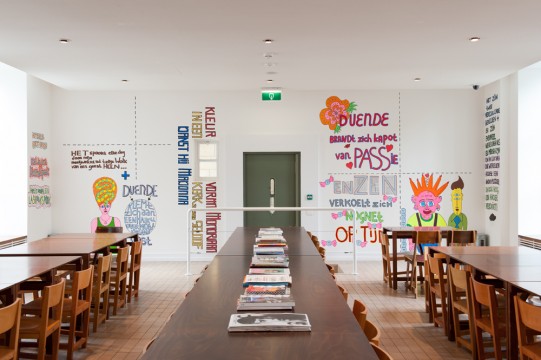 Pam Emmerik, design for wall painting ‘Duende Too’, 2013. Photo: Lotte Stekelenburg.