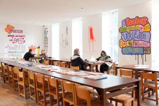 Pam Emmerik, design for wall painting ‘Duende Too’, 2013. Photo: Lotte Stekelenburg.