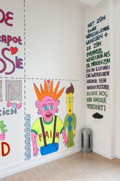 Pam Emmerik, design for wall painting ‘Duende Too’, 2013. Photo: Lotte Stekelenburg.
