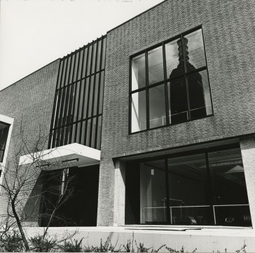 The new building designed by A. Bodon for Museum Boijmans Van Beuningen, 1972